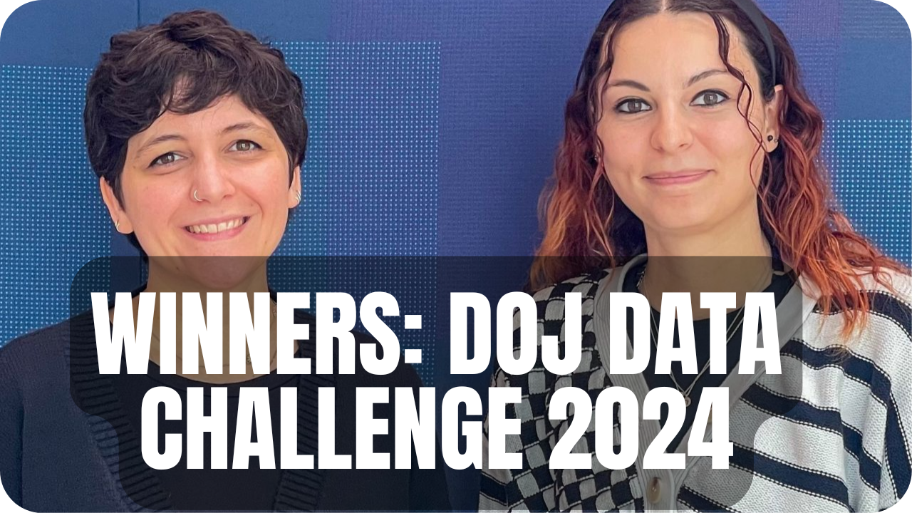 Winners of DOJ Data Challenge 2024